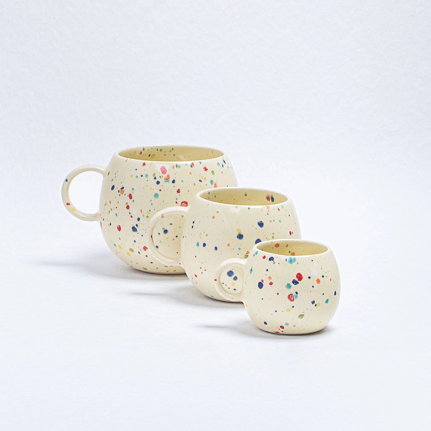 Becher Konfetti Party gelb