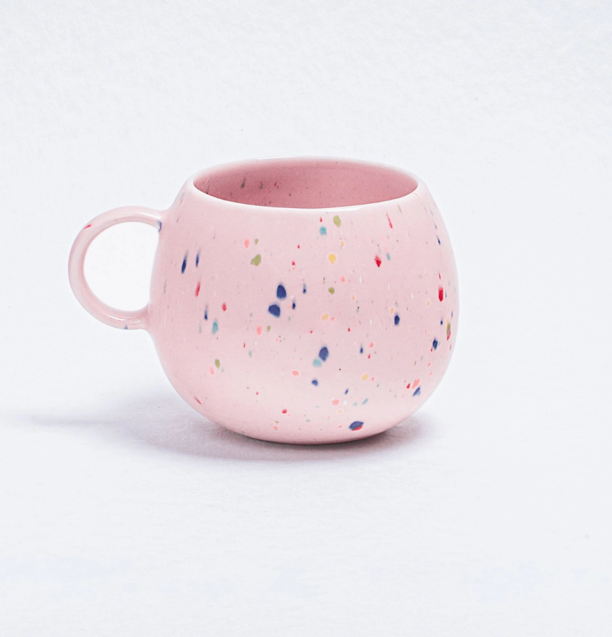 Becher Konfetti Party pink big